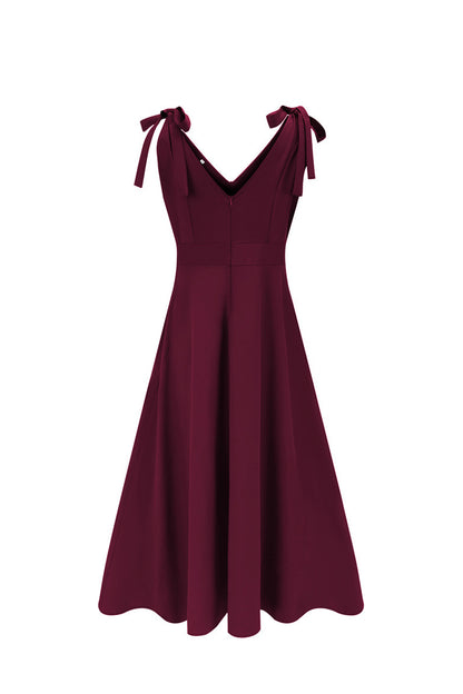 Celebrities Elegant Solid Slit V Neck Evening Dress Dresses(3 Colors)