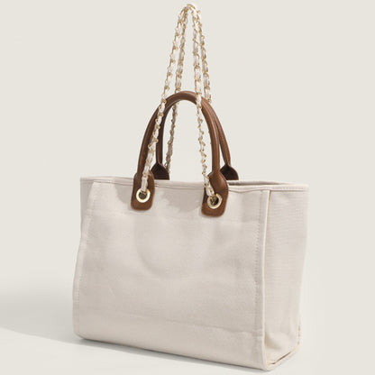 Daily Simplicity Solid Chains Contrast Bags