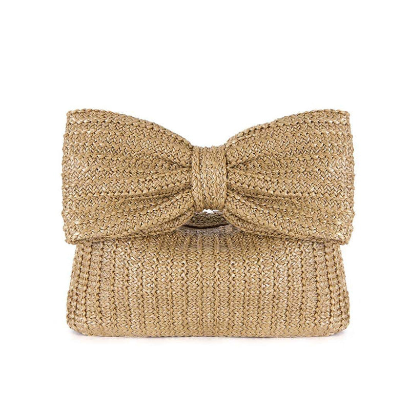 Casual Bow Weave Handbags