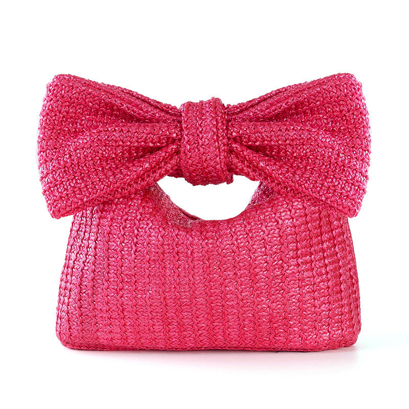 Casual Bow Weave Handbags