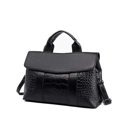 Casual Crocodile Patchwork Texture Tote Bags