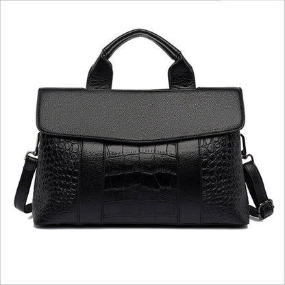 Casual Crocodile Patchwork Texture Tote Bags