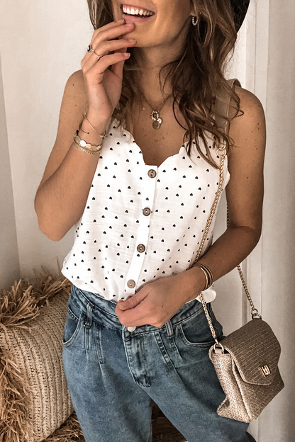 Casual Dot Patchwork V Neck Tops(5 Colors)