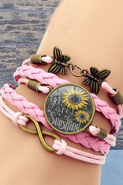 Fashion Daily Letter Patchwork Bracelets