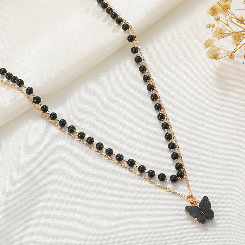 Elegant Geometric Butterfly Necklaces