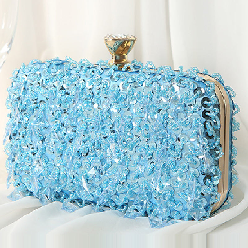 Casual Solid Patchwork Beaded Bags(9 Colors)